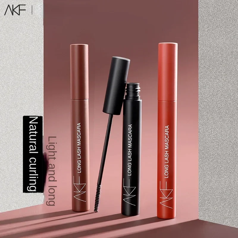 AKF-Mascara imperméable à l'eau pour femme, accessoire de maquillage, naturel, allongeant, optique, bouclage, ne tache pas, produit cosmétique