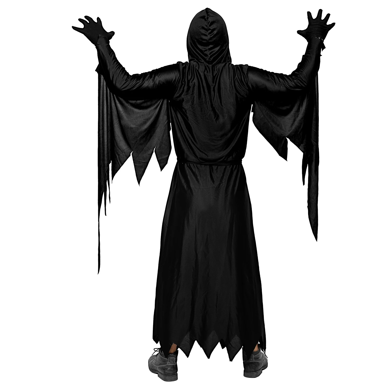 Halloween Adult and child clothing  Scream Ghost Dress Up Props Prom Reaper Cosplay Death Costume image 2