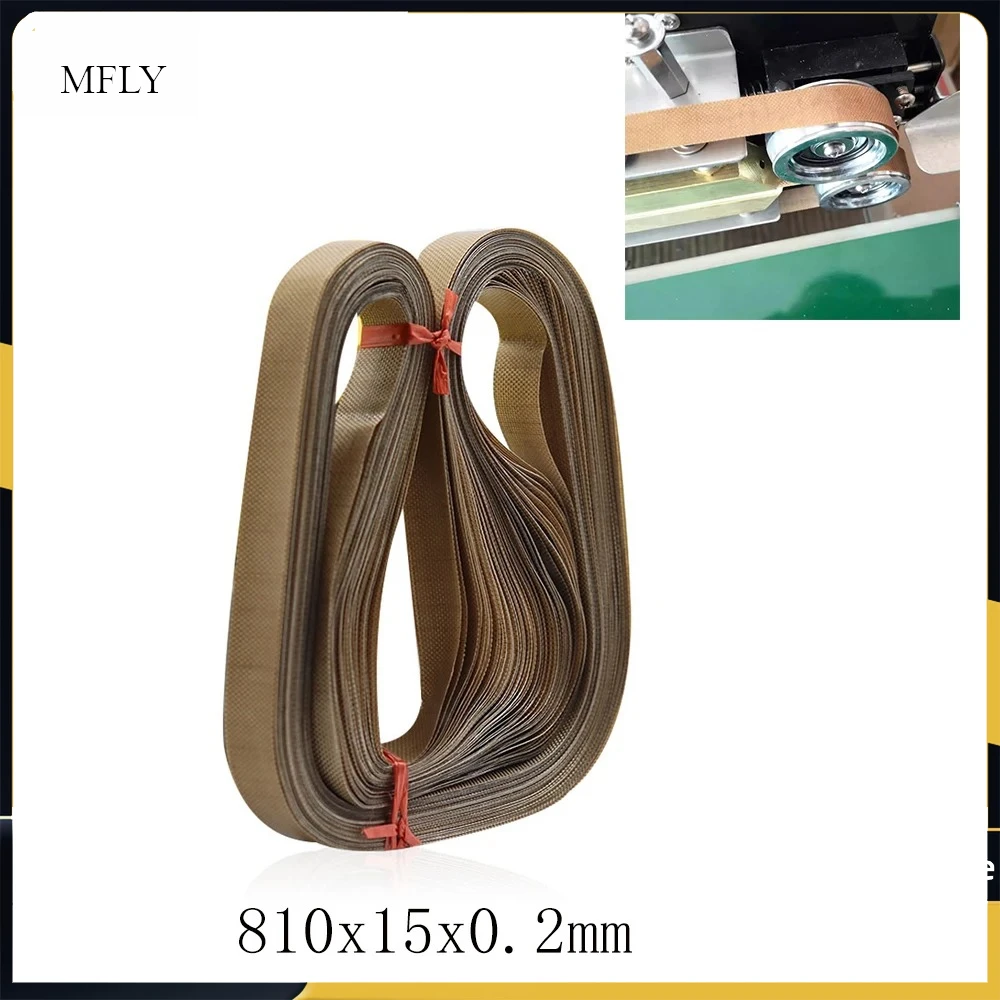 

810x15x0.2mm HUALIAN FRM-810/980 continous Band sealer strap. belt BateRpak Resin tape,band sealing machine part 50pcs/bag