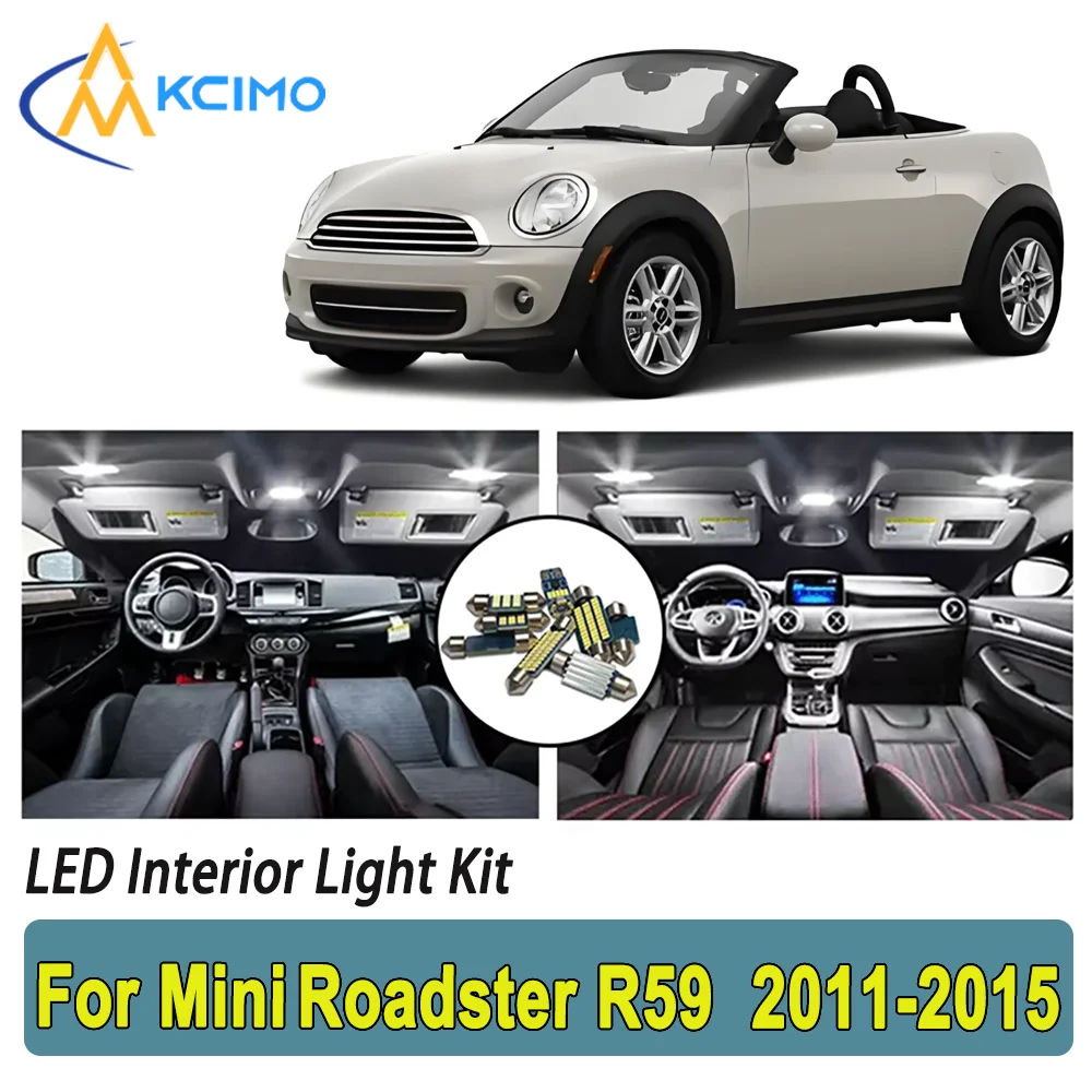 

New Light Bulb For Mini Roadster R59 (2011-2015) Premium Bright LED Interior Dome Map Trunk Light Kit New Car Led Lamps Canbus
