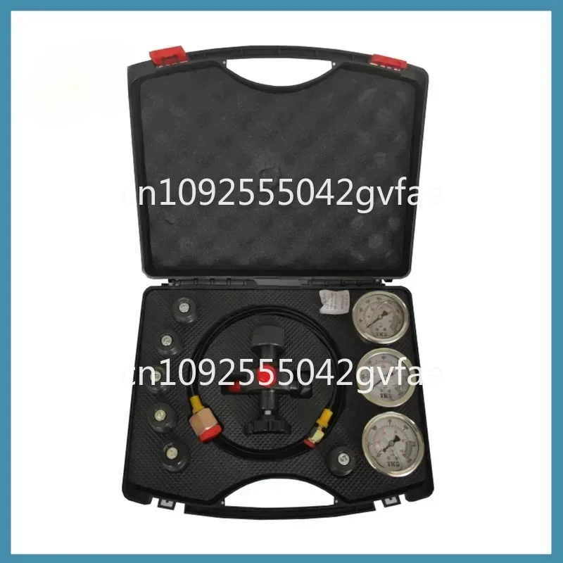 apply to 7 IN 1 Hydraulic Accumulator cylinder Nitrogen gas charging kit and Pressure Test Kit