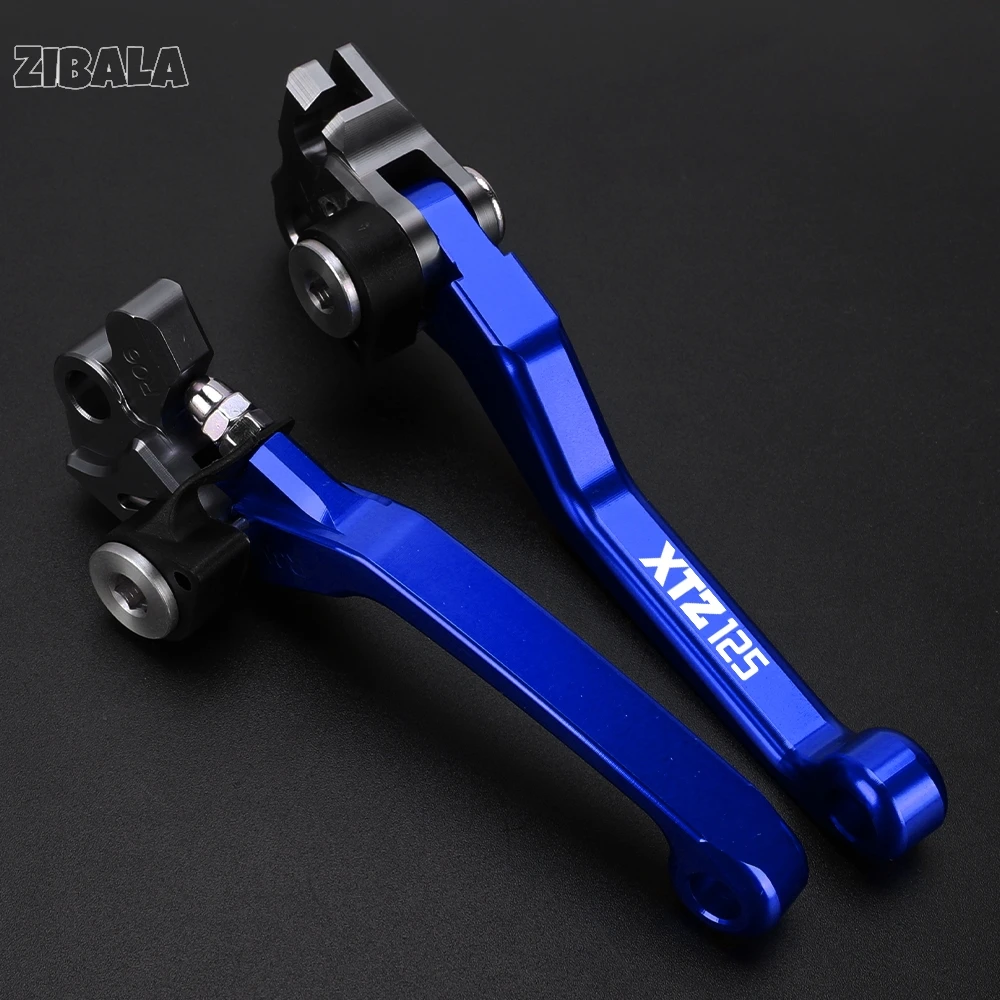 For yamaha XTZ125 XTZ 125 2003 2004 2005 2006 2007-2016 Motorcycle Motocross CNC Aluminum Pivot Brake Clutch Levers Dirt Bike