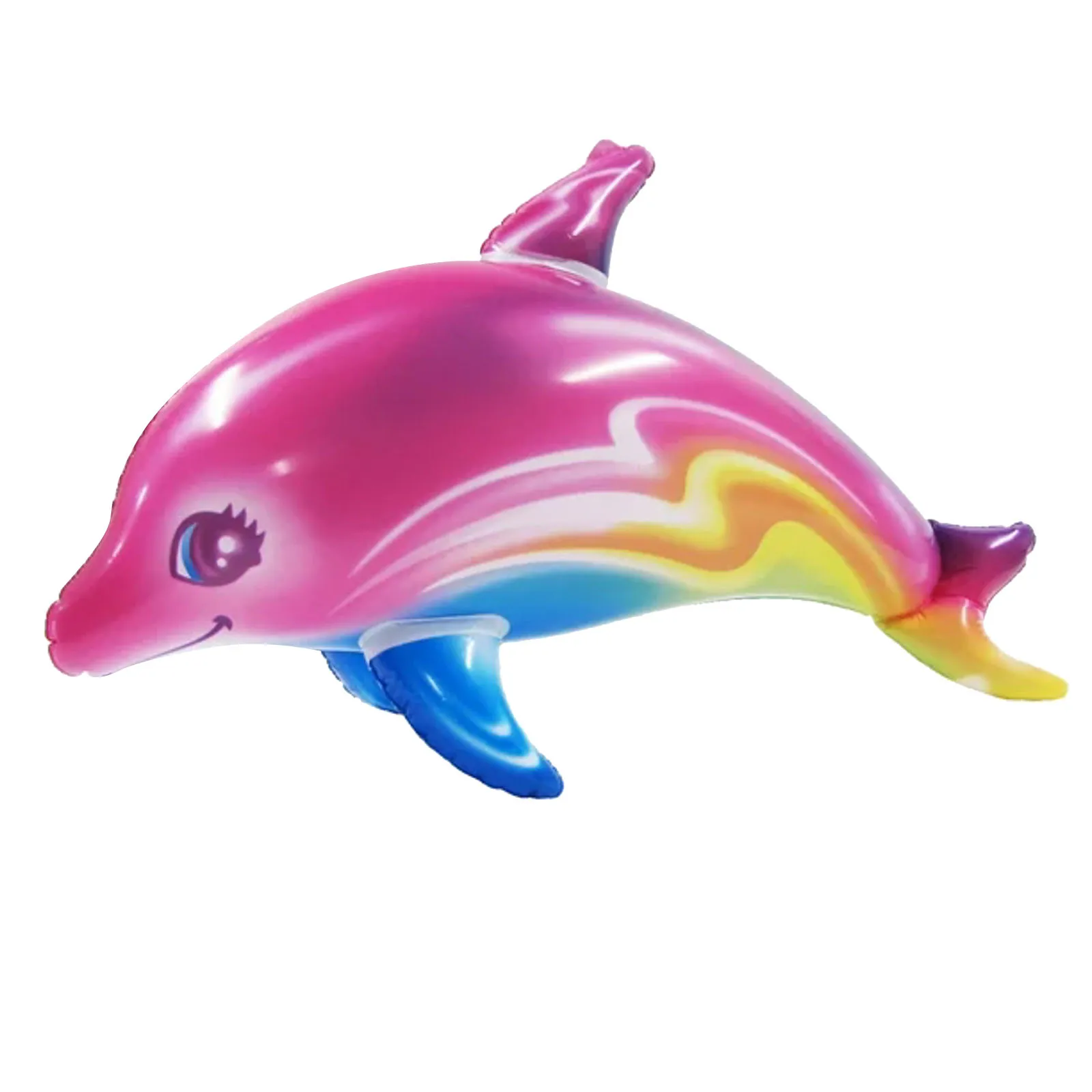 Dolphin Inflatable Pool Toy Aquatic Themed Decor Inflate Pool Beach Birthday Party Toy Memorial Inflatable