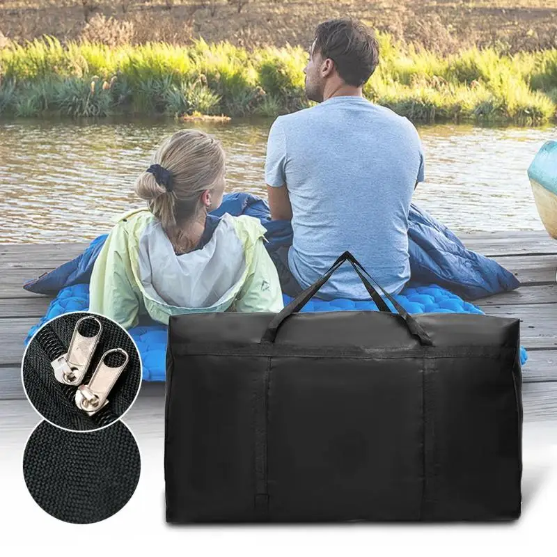 1pc Extra Large Waterproof Moving Luggage Bags Laundry Shopping Bag Oxford Cloth Cubes 80*48*25cm Home Storage Packing Tool