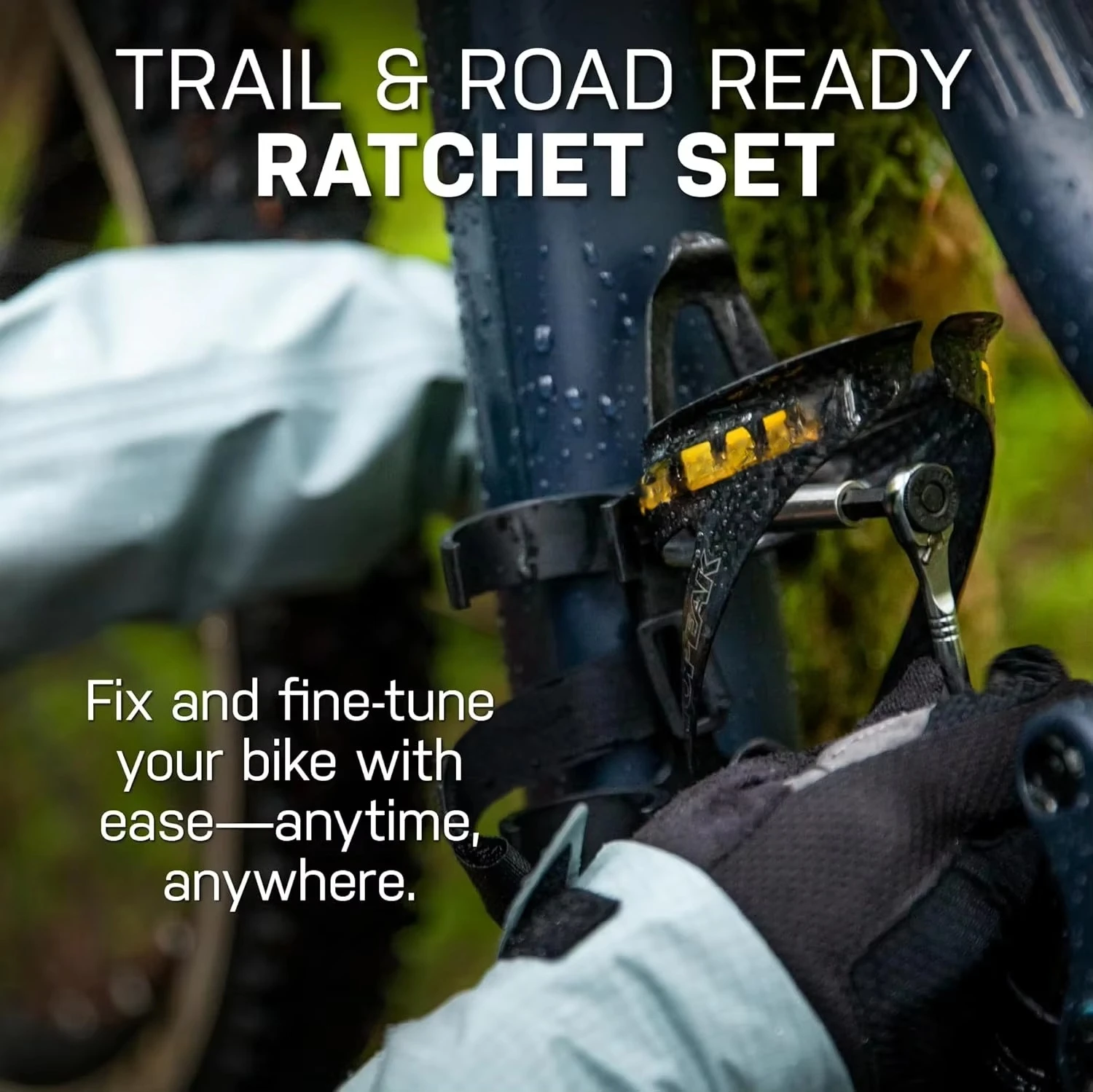 16 in 1 Ratchet Bike Repair Tool Kit Portable Maintenance Wrench Set Compatible with Lite DX Style With Black Nylon Storage Bag