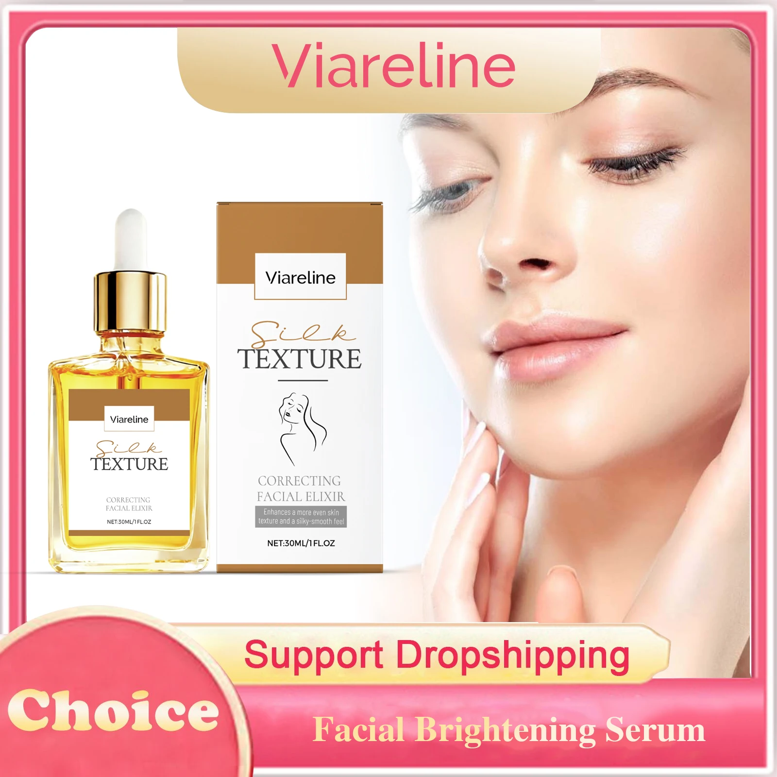

Facial Brightening Serum Moisturizing Rejuvenating Glowing Repair Fade Melanin Improve Dullness Soft Smoothing Beauty Skin Care