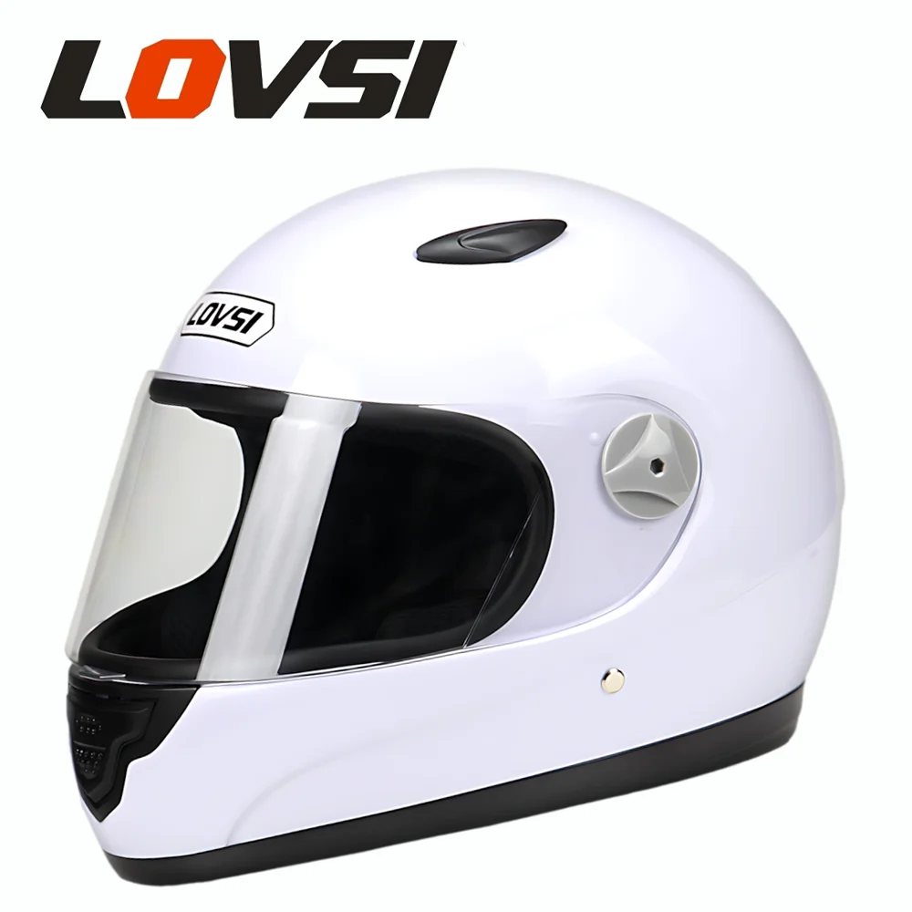 Unisex Full Face Motorcycle Helmet DOT Certified Dual Lenses Large Tail Wing Winter Cycling Cool Stylish Design