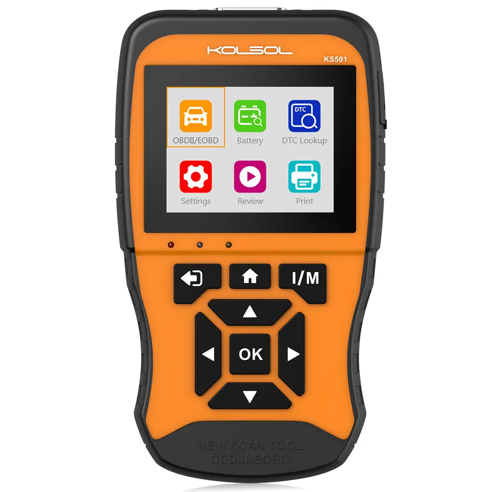 

KOL-SOL KS501 New Generation OBDII & EOBD Scan Tool for Universal Vehicles Automotive Scanner Diagnostic Tool