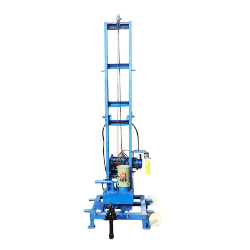 Portable Sale Electric Underground Deep Water Bore Drilling Machines 1.5/3KW Full Hydraulic Lifting Water Well Drilling Rig