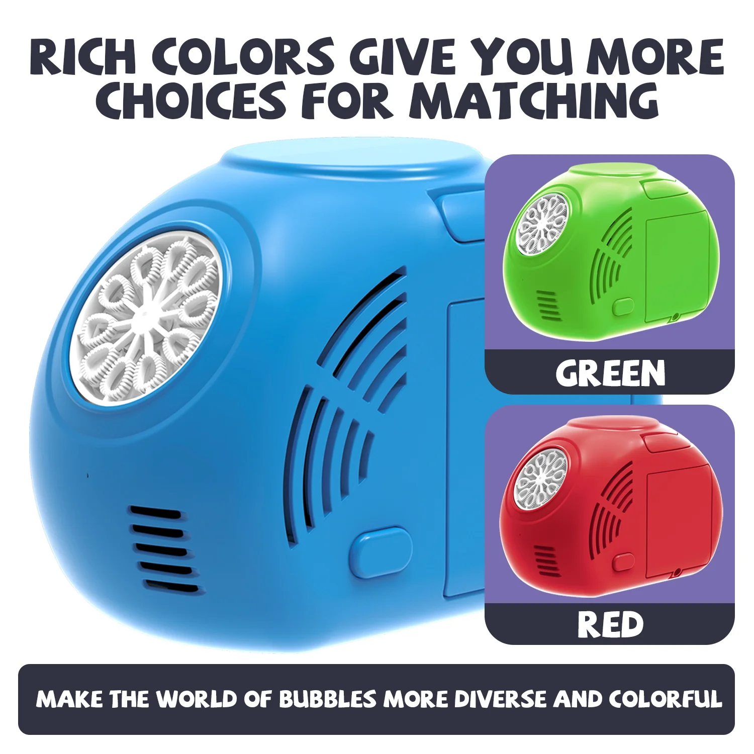 เครื่องทำฟองสบู่แบบมือถือ ของเล่นฟองสบู่สำหรับเด็ก กิจกรรมกลางแจ้ง ของขวัญวันหยุด ฟองสบู่ ไม่มีแบตเตอรี่ น้ำฟองสบู่