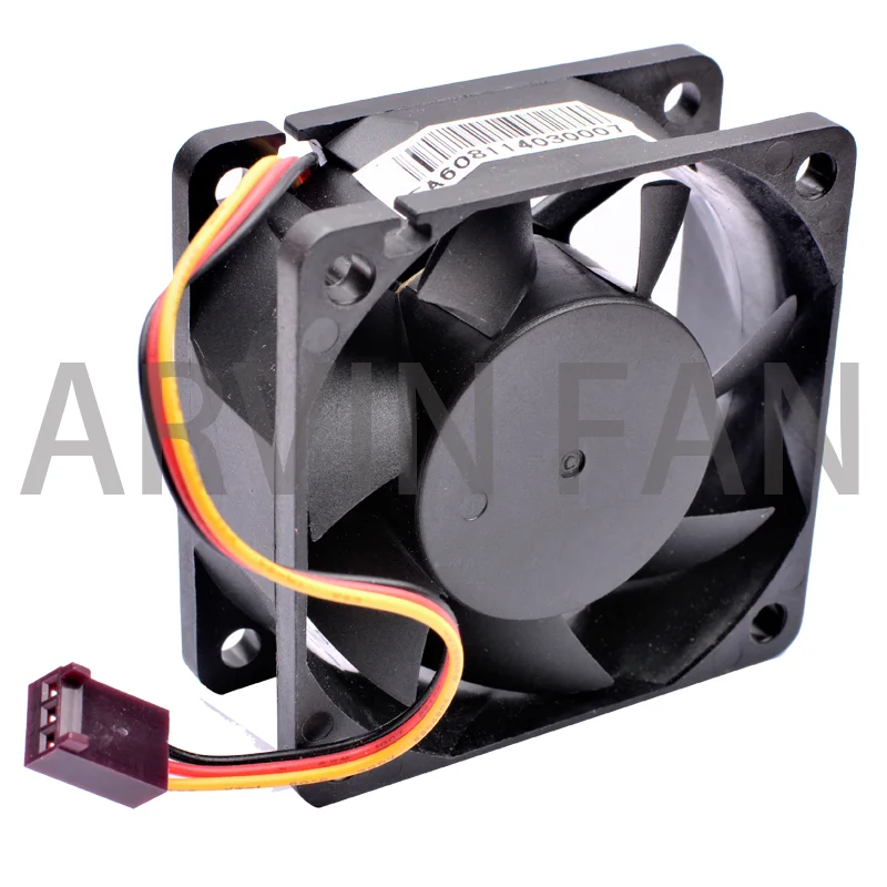 Ventilador F126025BL de 6cm, 6025, 60mm, 60x60x25mm, DC12V, 0.12A, bola Dual, silencioso, monitoreo de velocidad para ventilador de refrigeración de chasis, fuente de alimentación de CPU