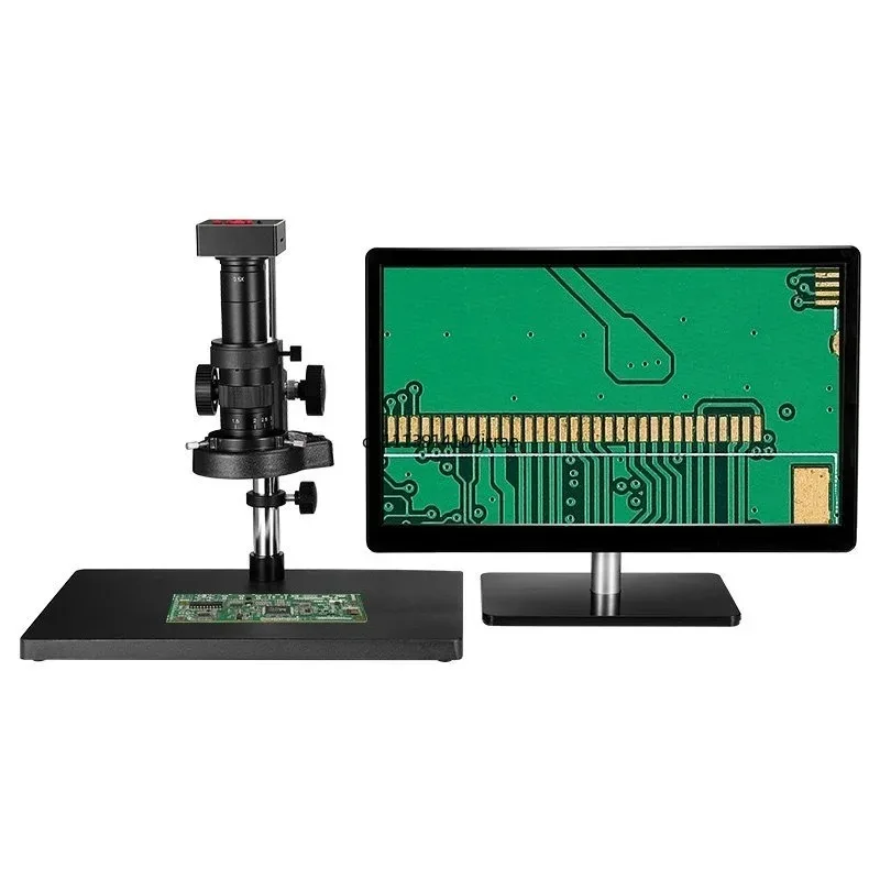 100 Times Industrial Optical Microscope CCD Digital Image Output Computer Use Precision Magnifying Tool