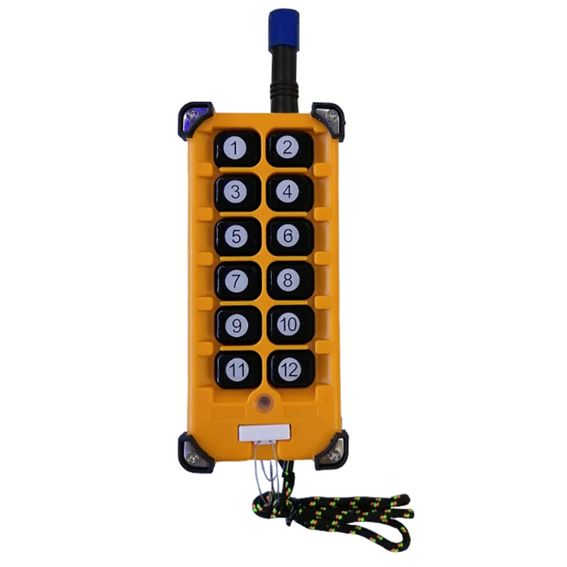 3000m Industrial DC 12V 24V 36V 48V 12CH RF Wireless Remote Control Overhead travelling crane System Receiver Digital key RE