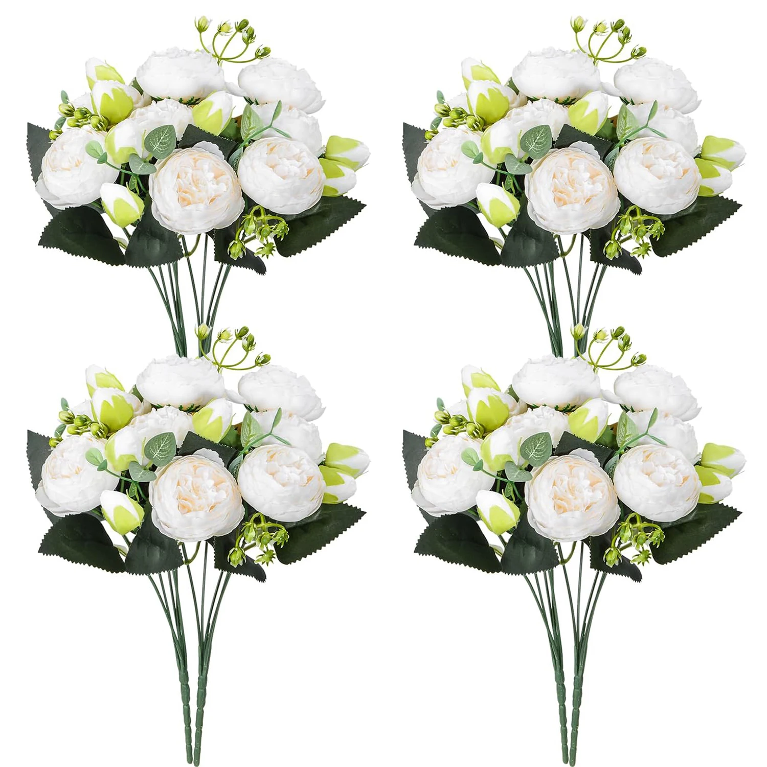 

10pcs Fake Roses Silk Peony Artificial Flowers Cheap Christmas Home Room Decoration Vase Wedding Bridal Bouquet Outdoor Diy Gift
