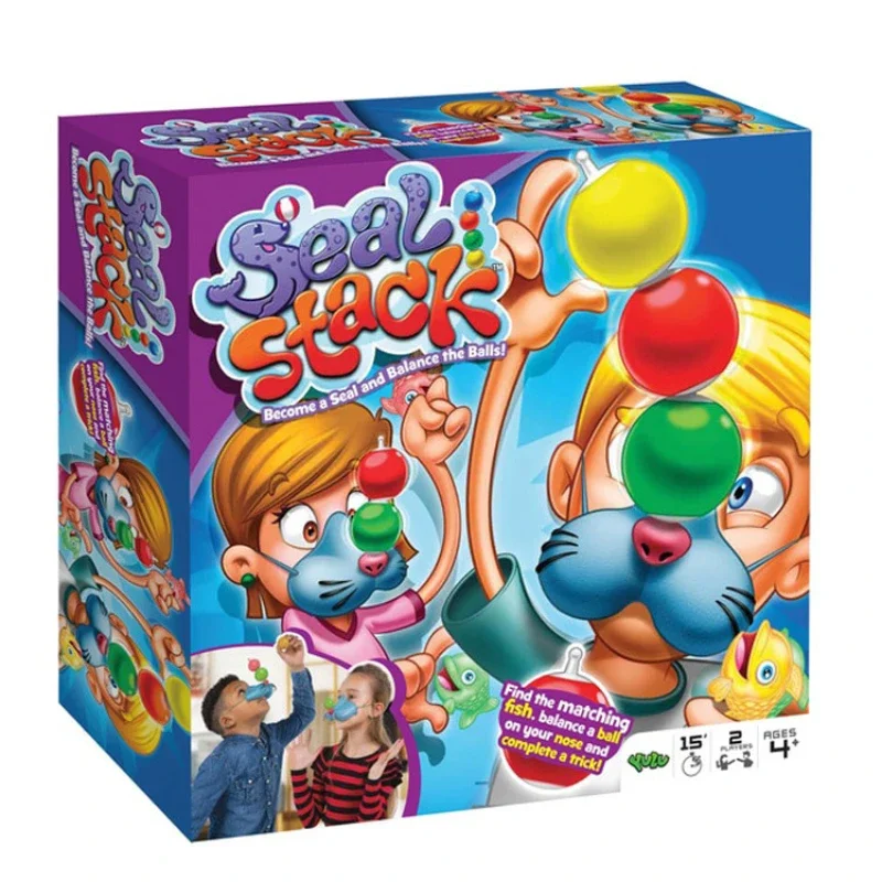 

Seal Stack Game Seal Stack Ball Interactive Competition Props Parent-child Games Interactive Children's Educational Games Gifts