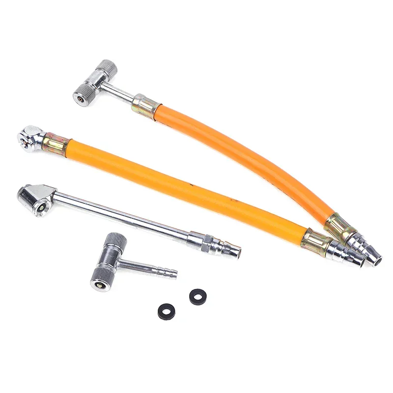 

Car Tire Inflation Nozzle Hose Double Head Inflation Nozzle Motorcycle Bicycle Truck Hand Operated Inflation Rod