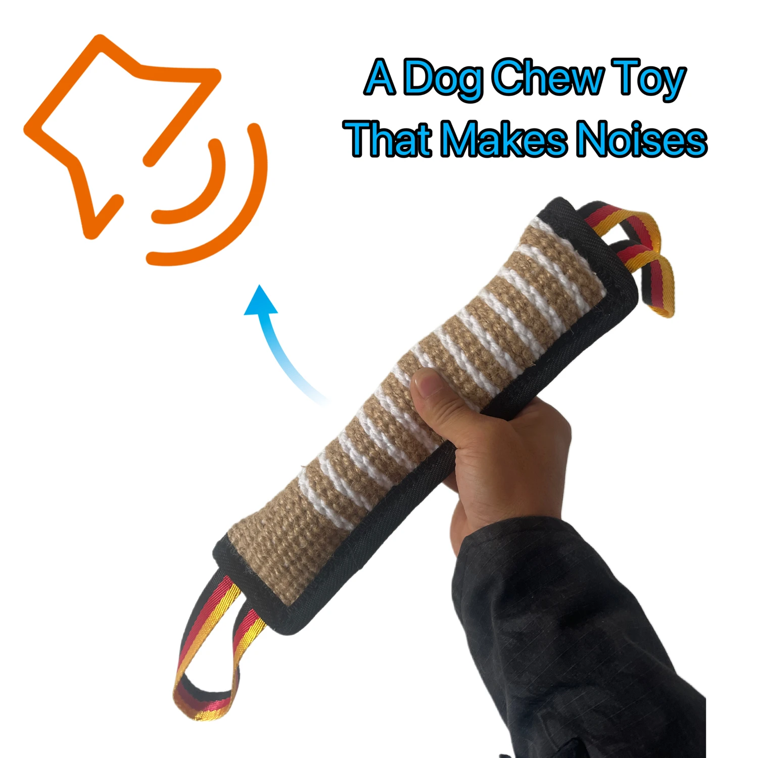 

Jute Puppy Bite Stick Dogs Drag Bite Chewing Products Dog Bite Rods Grinding Teeth Stick Biting Target Pet Interactive Toys