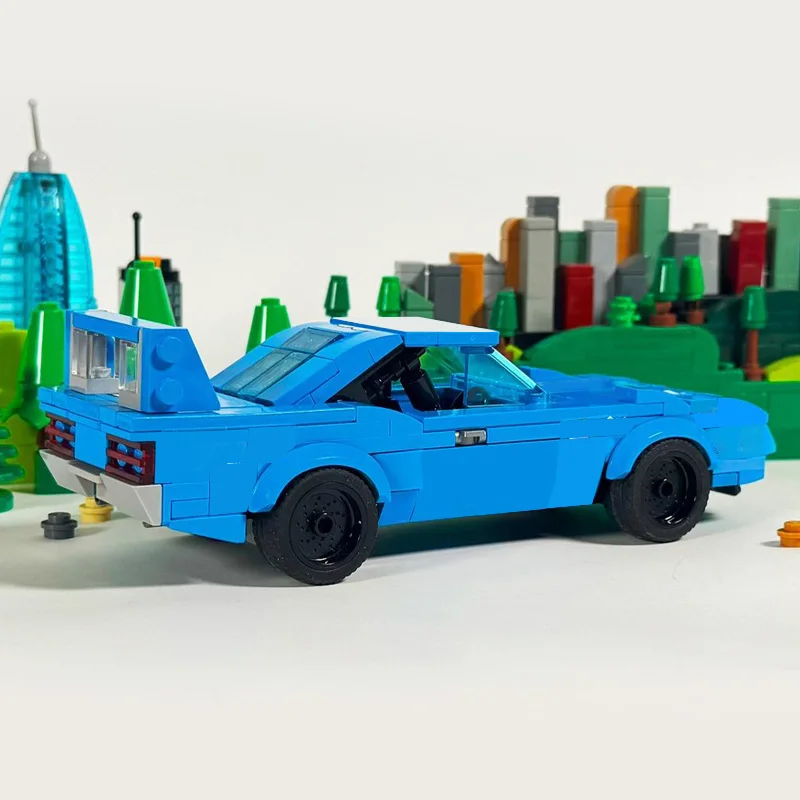 256 PCS Supercar Superbird MOC Customize Modular Building Block Creative Design Educational Learning Toy DIY Holiday Toy Gifts