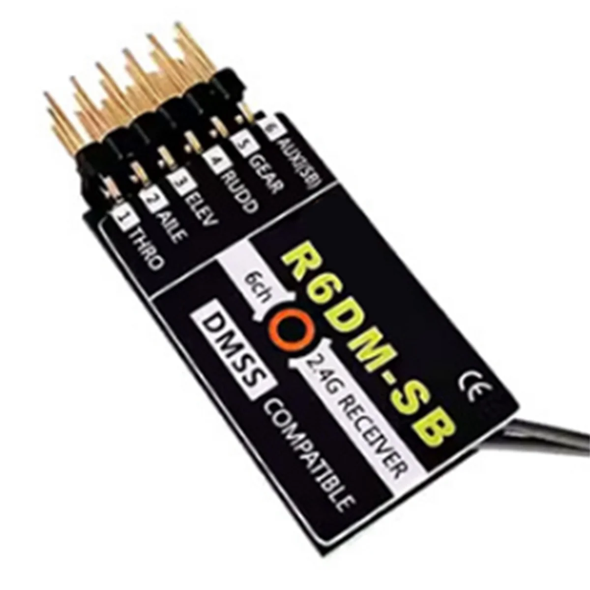 

B02B-2.4GHz DMSS Receiver R8DM-SB R6DM-SB R4DM-SB for JR XG6 XG7 XG8 X (R6DM)