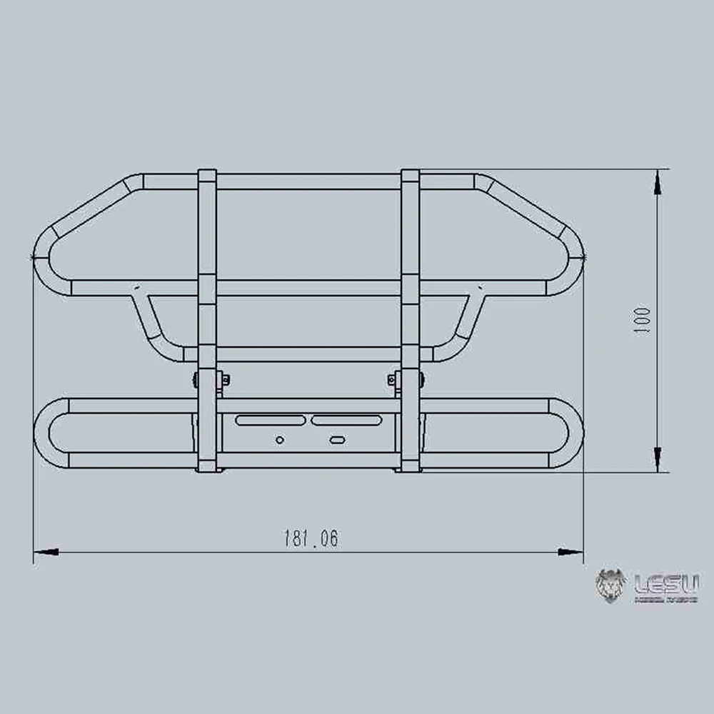 LESU G-6104 1/14 รถบรรทุก R620 กันชนด้านหน้า Bull รั้ว Universal Tamiya รถบรรทุกรุ่นอัพเกรดการปรับเปลี่ยนหรืออุปกรณ์เสริม DIY