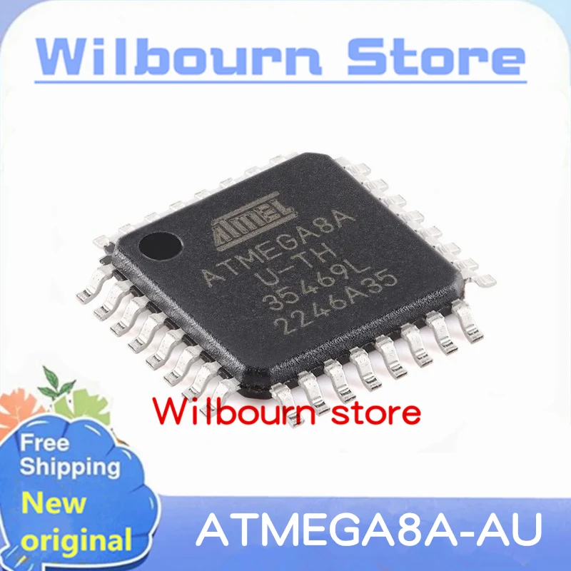 (5piece)100% New ATMEGA8-16AU ATMEGA8A-AU ATMEGA8L-8AU ATMEGA8 16AU ATMEGA8A AU ATMEGA8L 8AU QFP-32 Chipset