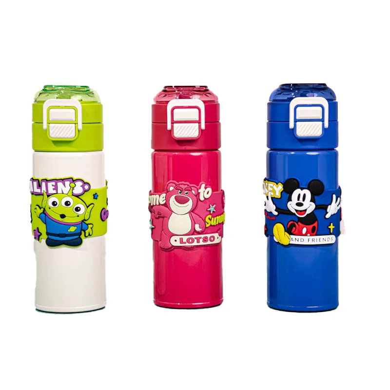 

400ml Disney Co-branded Vacuum Cup Ideal for Students Children and Adults Easy To Carry Large Capacity Cartoon and Anime Design