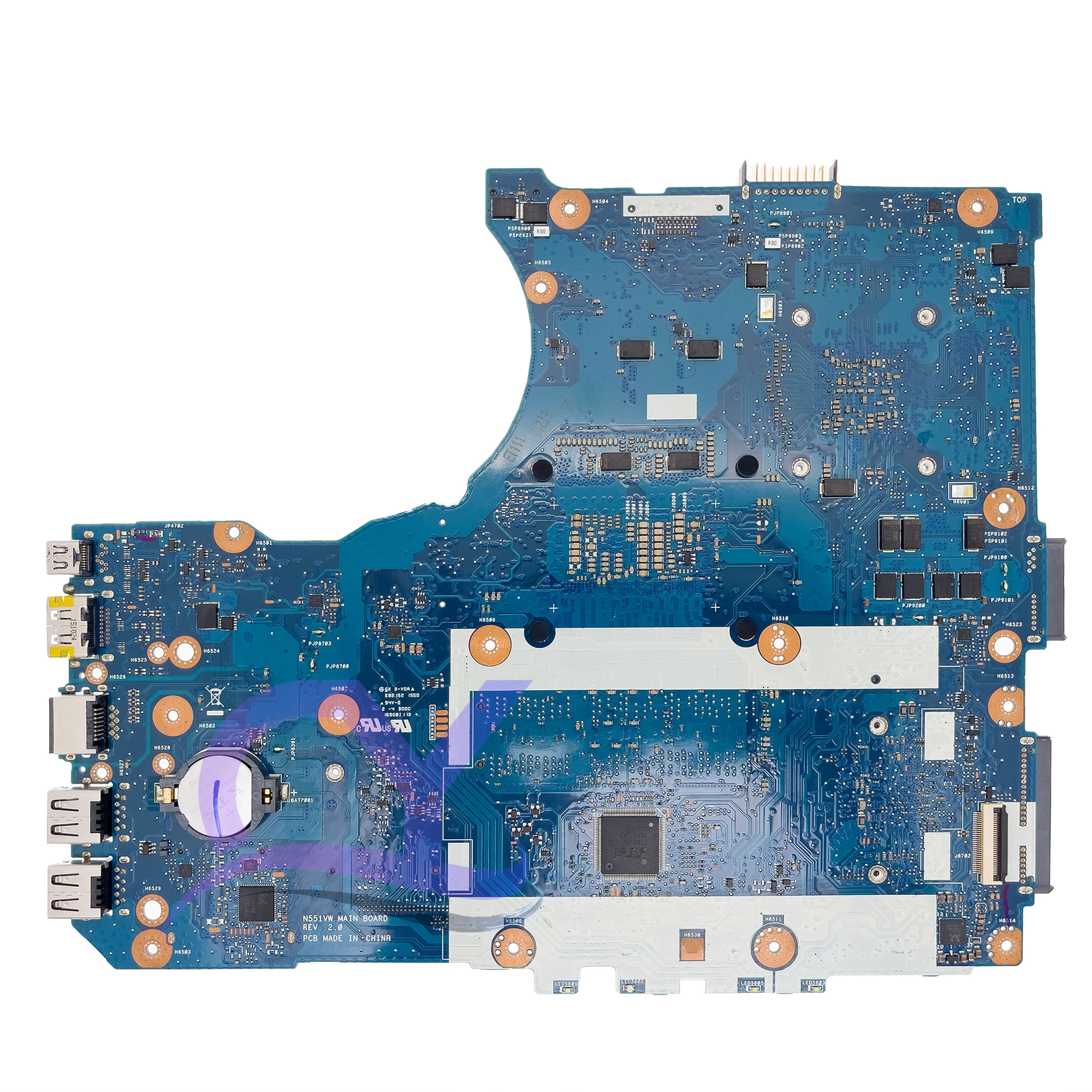 Imagem -02 - Placa-mãe Portátil para Asus N551vw N551v G551v Gl551v Fx51v Fx51vw Mainboard I56300h I7-6700h Gtx960m4g 2g 100 de Trabalho