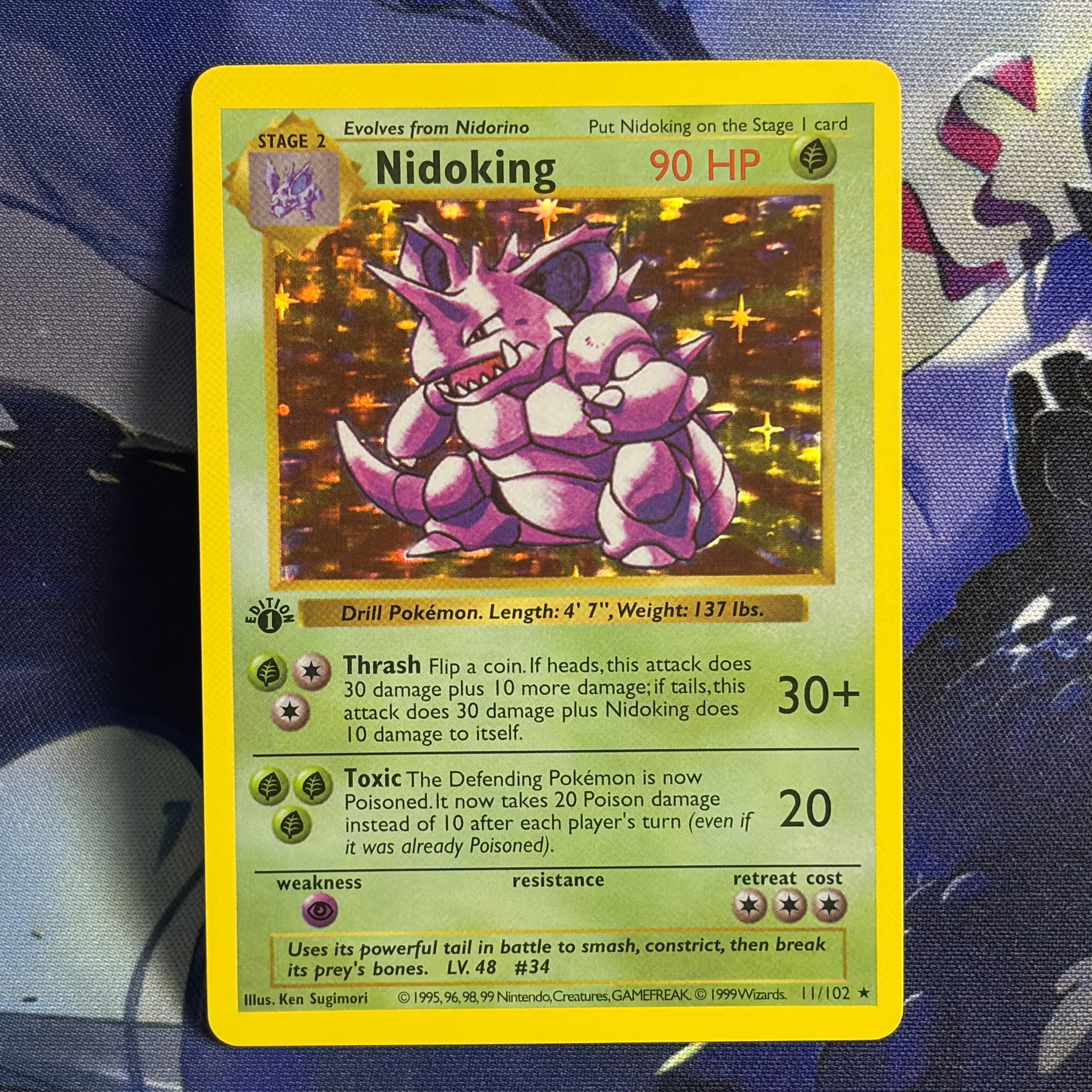 PROXY 16 Stuks PKM Kaart Basisset-1 Zeldzame Verzamelkaarten Alakazam/Gyarados/Venusaur/Charizard Ptcg Hobby Display Speelgoed en Cadeaus