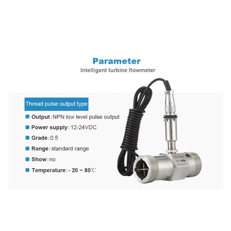 Stainless steel flow meters demonstrate turbine design for gas, liquid, oil, and air products
