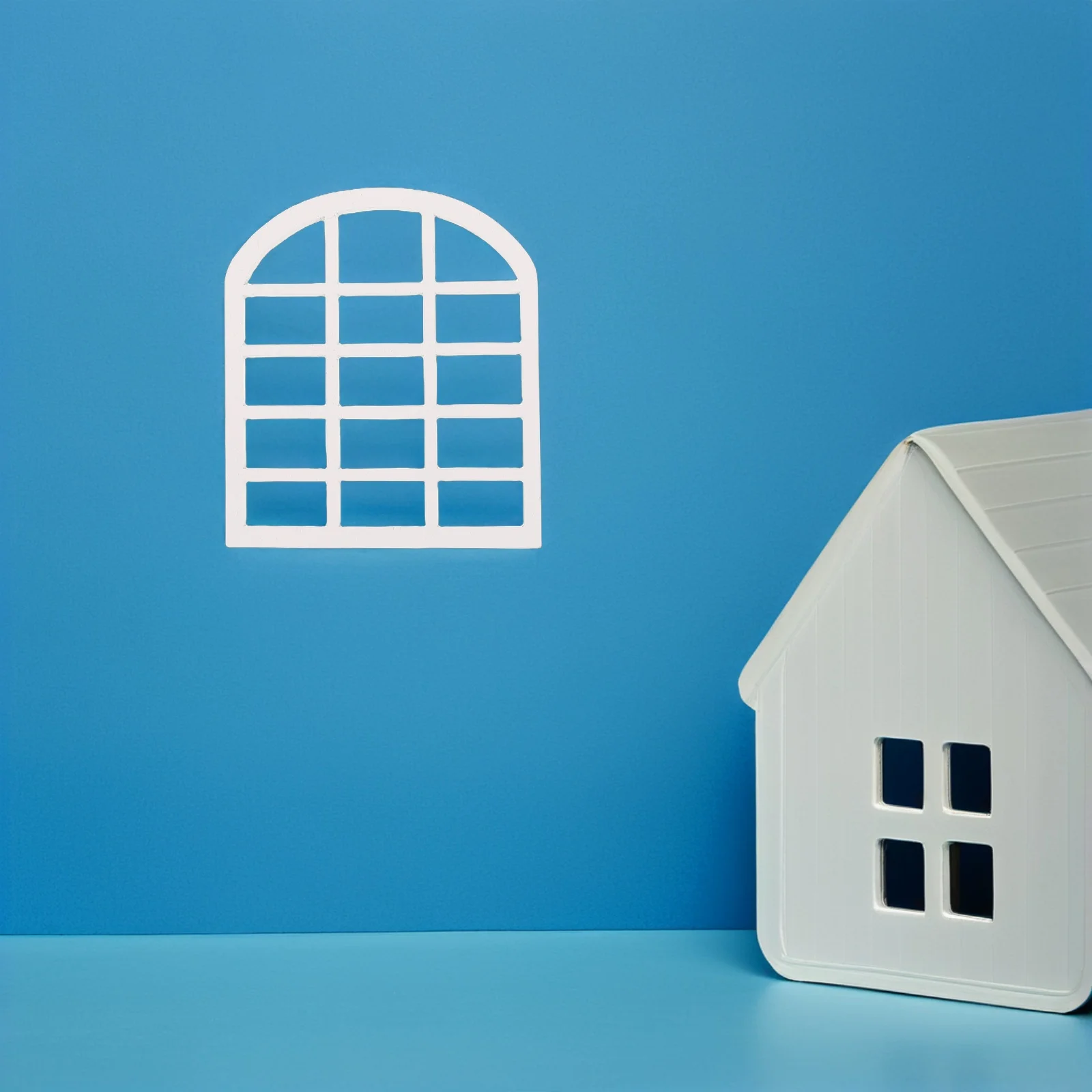 

5Pcs Miniature Wooden Window Frames Hollow Carved Natural Grain 1:12 Scale Dollhouse Decoration Accessories Dollhouse Miniatures