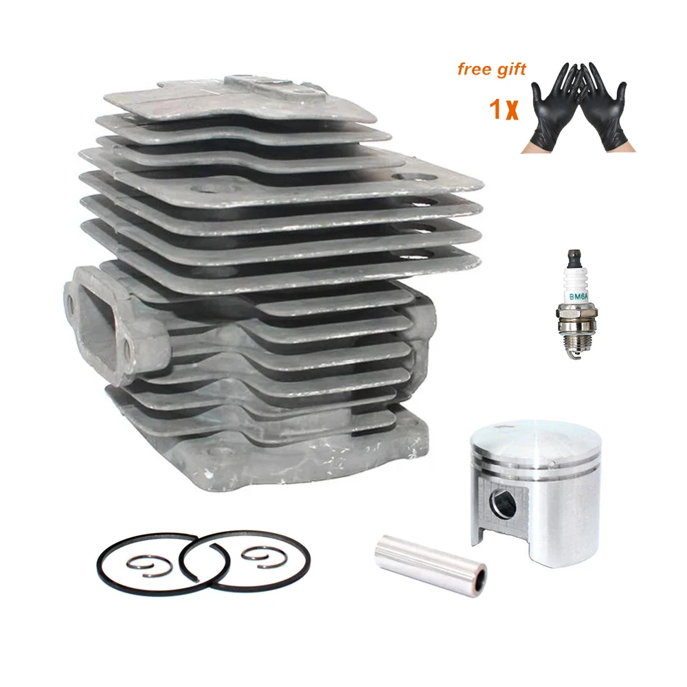 Imagem -02 - Pistão do Cilindro Kit para Echo Rm460 Rm-465 Cls-4600 Cls-4610 Srm-4600 Srm-4605 Srm-4605u Srm-4510 42 Milímetros