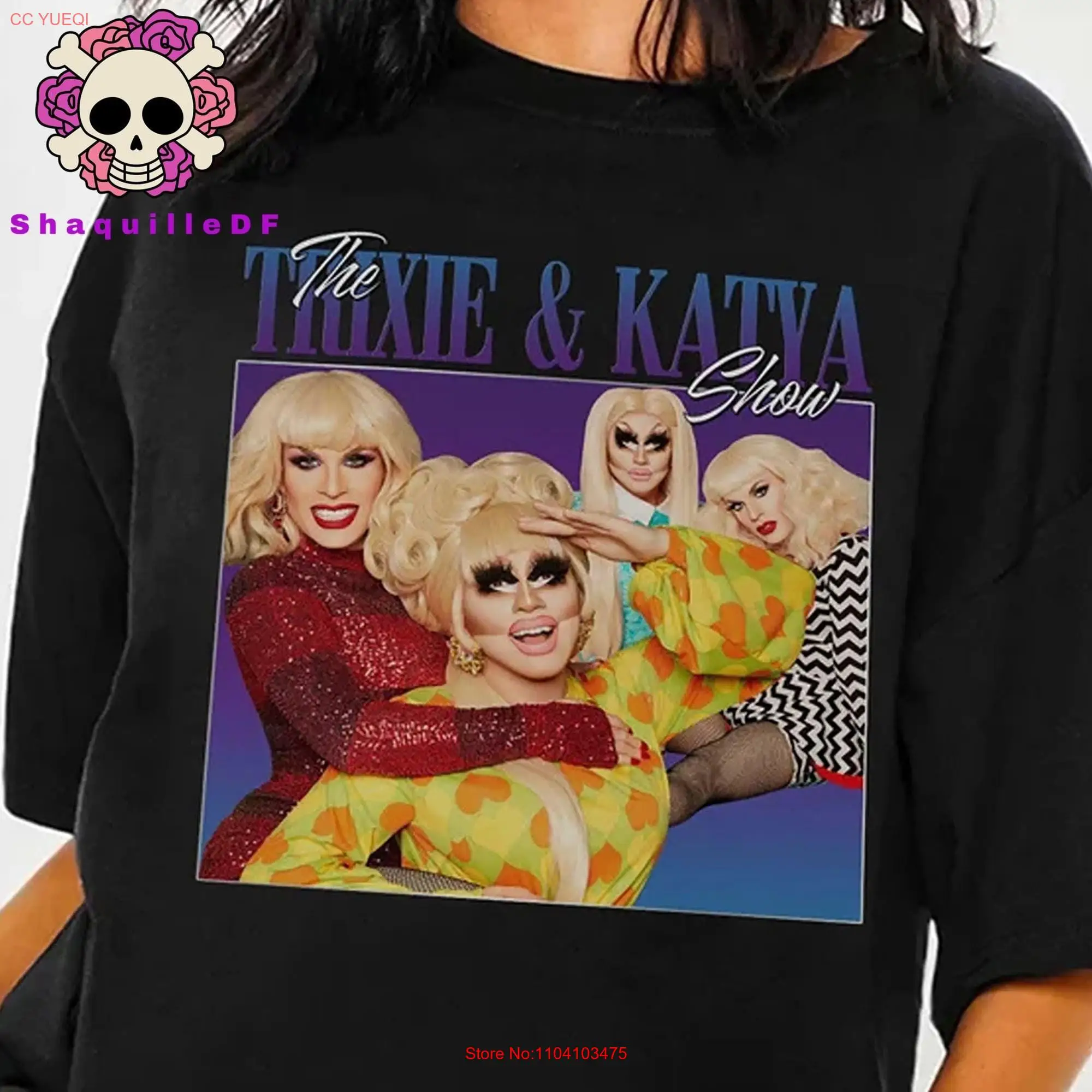 Trixie And Katya Bootleg T Shirt Retro Vintage SweaT Mattel Homage long or short sleeves