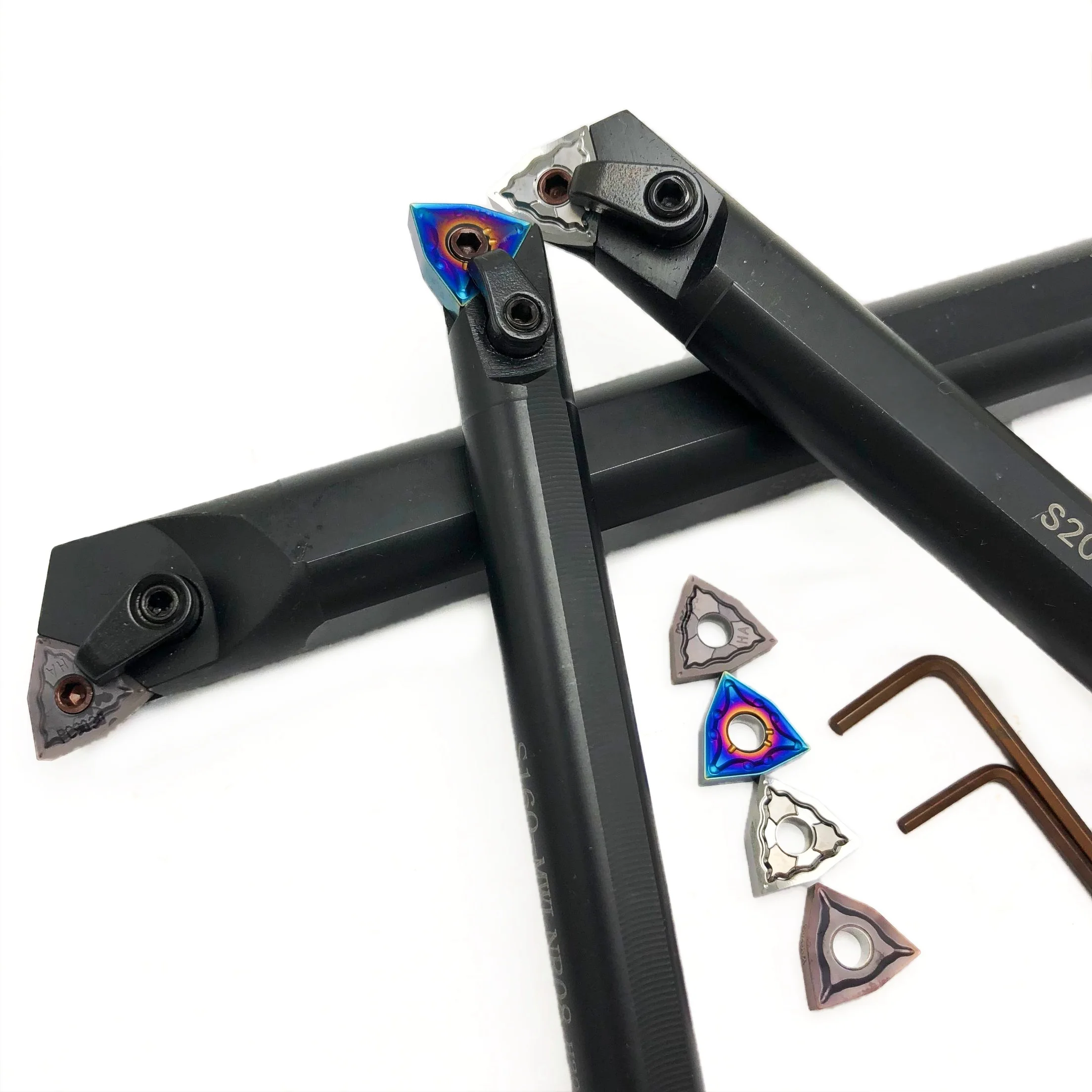 เครื่องตัด CNC S16Q-MWLNR08 S20R-MWLNR08 S20R S16Q S25S ภายในสำหรับ WNMG080404เครื่องกลึงเครื่องมือกลึงภายใน S25S-MWLNR08