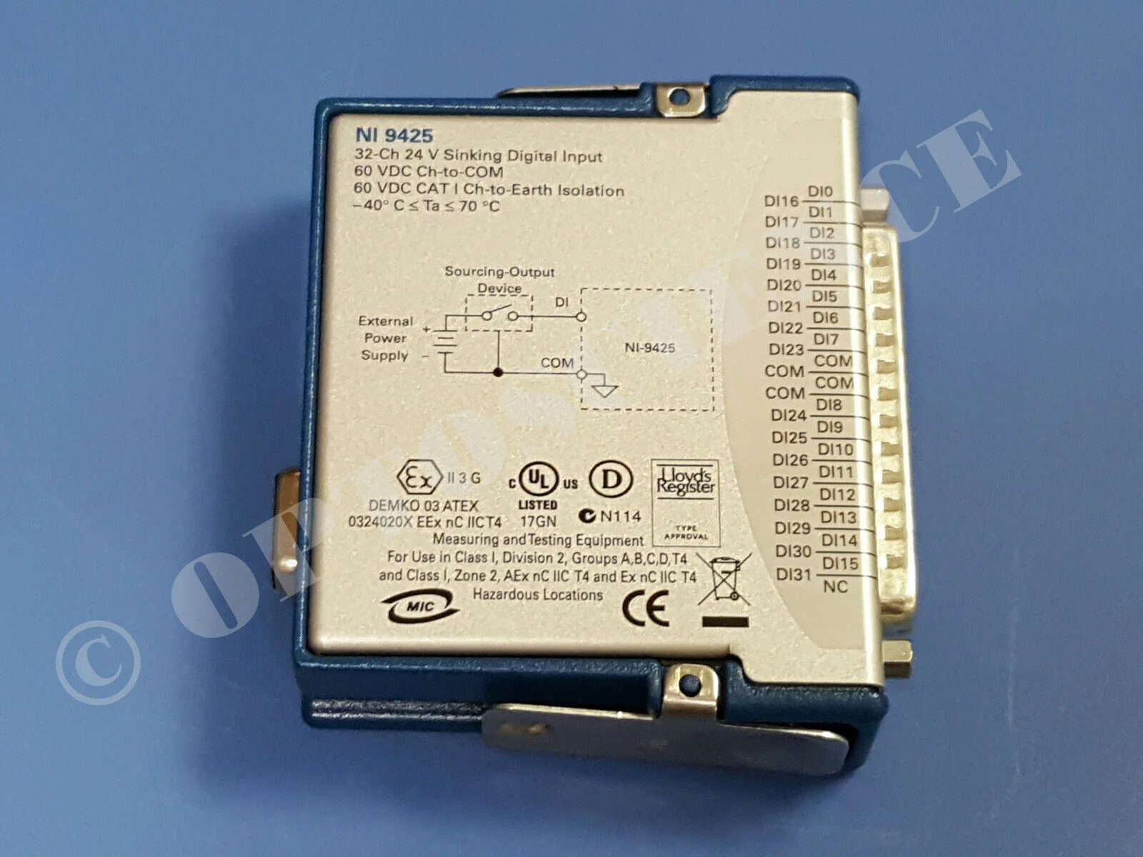 National Instruments NI 9425 cDAQ デジタル入力モジュール、24V 32ch