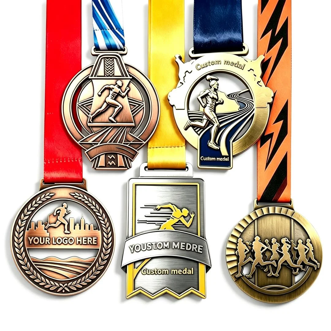 Custom Sports Medal Free Design 3D Enamel Cycling Karate Shooting Hiking Dance Competition Souvenir