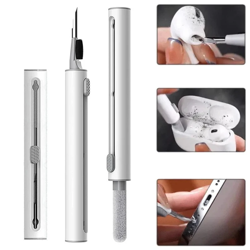 3 In 1 Cleaner Kit for Airpods Pro 3 2 1 Bluetooth Earphones Cleaning Cell Smartphone Tool Durable Earbuds Case Clean Brush Pen