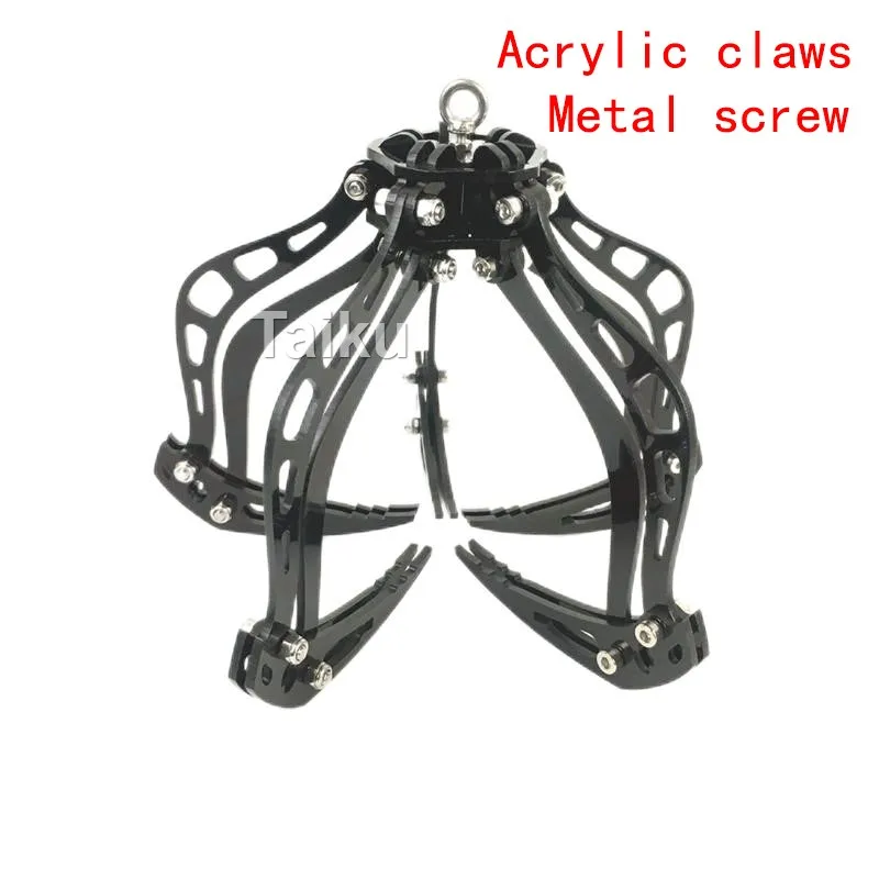 Acrylic Manipulator Drone Mantis Claw Clamp Hook Grabber Automatic Grasping Set for Drone Robot DIY Kit Quadcopter Rescue System