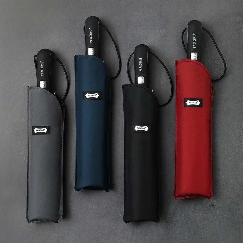 

Parachase Large Rain Umbrella Men 120cm Big Folding Automatic Umbrellas Windproof 8K Outdoor Parasol Umbrella Corporation