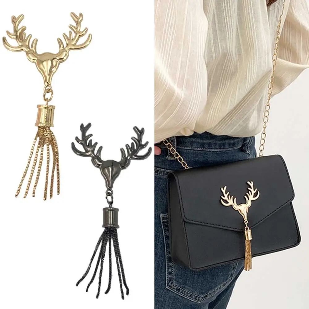 1Pc Fashion Deer Head Shape Handbag Turn Lock Twist Locks Metal Clasp DIY Hardware Parts Handmade Shoulder Bag Accessories