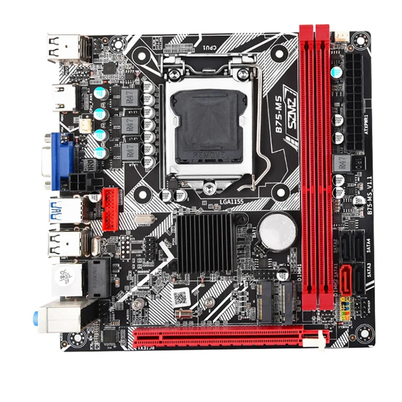 B75-MS DOR3 Motherboard WIFI Support 24Pin LGA 1155 Motherboard Support Wifi Desktop Computer Mainboard for PC Gaming