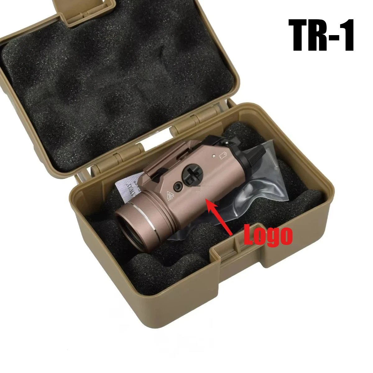 TR-1 TR-7 Linterna táctica 1000 lúmenes para raíl de 20mm Glock 17 - imagen 3