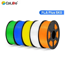 Colido PLA + Filament 5KG 1.75mm 3D Afdrukken PLA Plus ABS Wit Zwart Rood Blauw Groen Oranje Filament voor FDM Printer 3D Pen