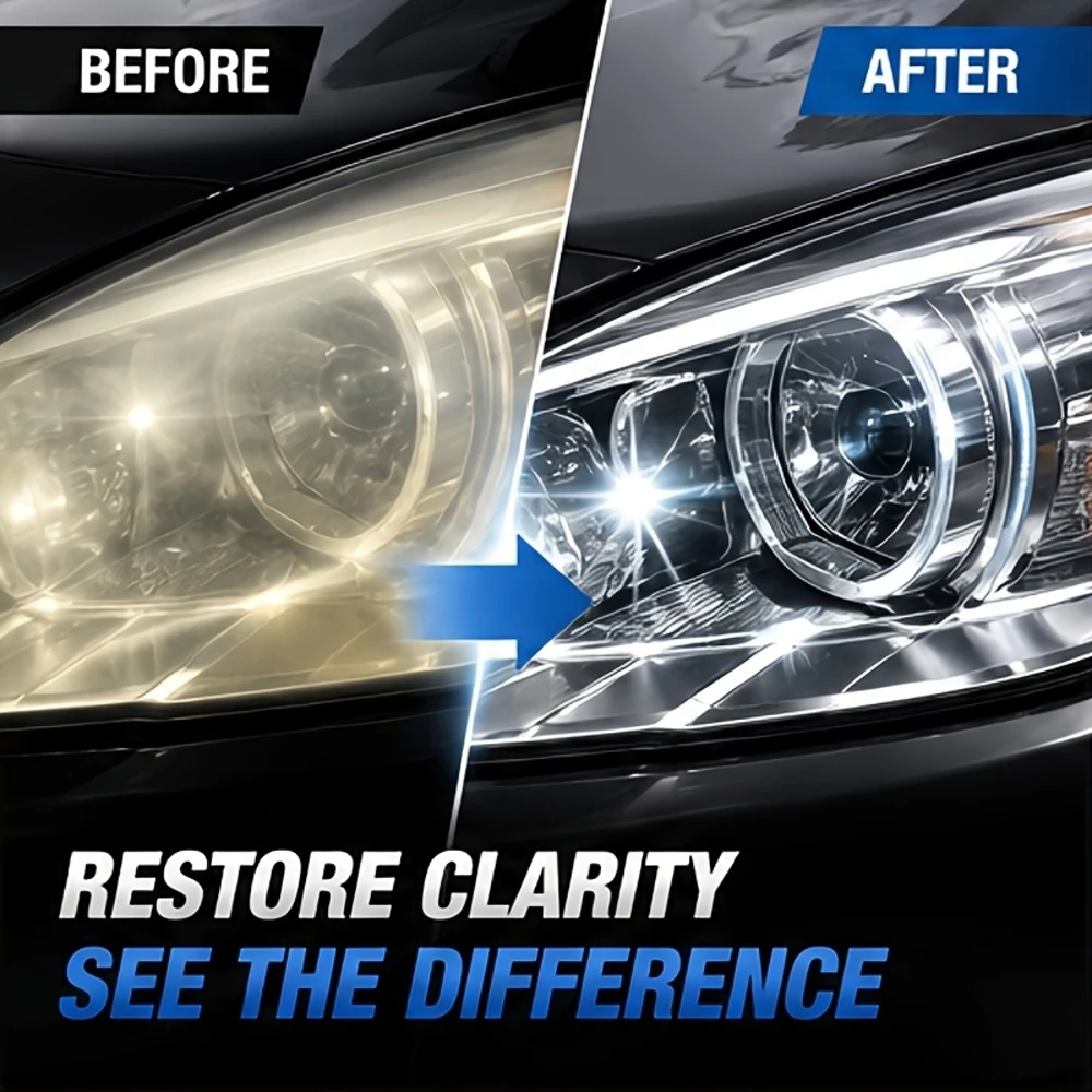 Say Goodbye to Dull and Cloudy Headlights. This Professional Restorer Combines Polishing and Grinding Care to Refresh Yellowed L