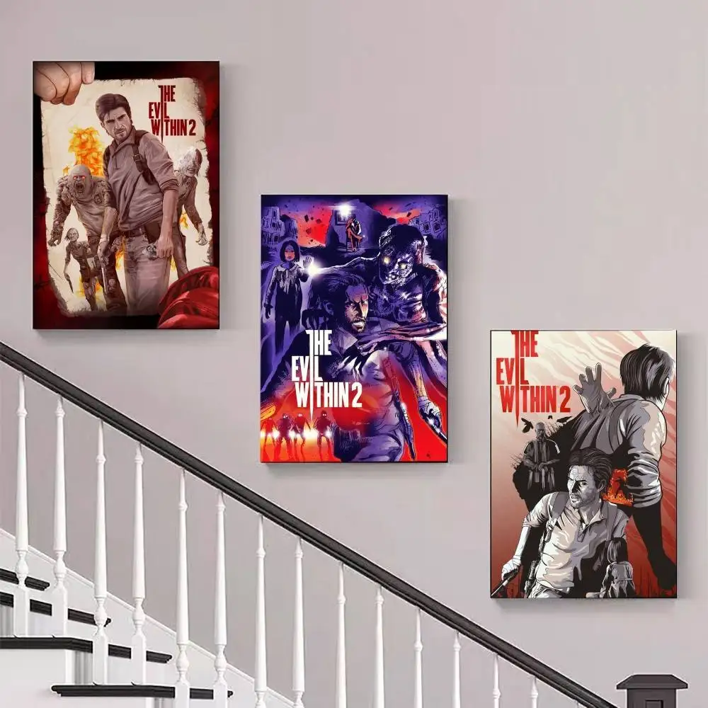 ملصق The E-Evil داخل الكسر النفسي ملصقات لاصقة مقاومة للماء ملصق ورقي للمقهى وبار ديكور المنزل