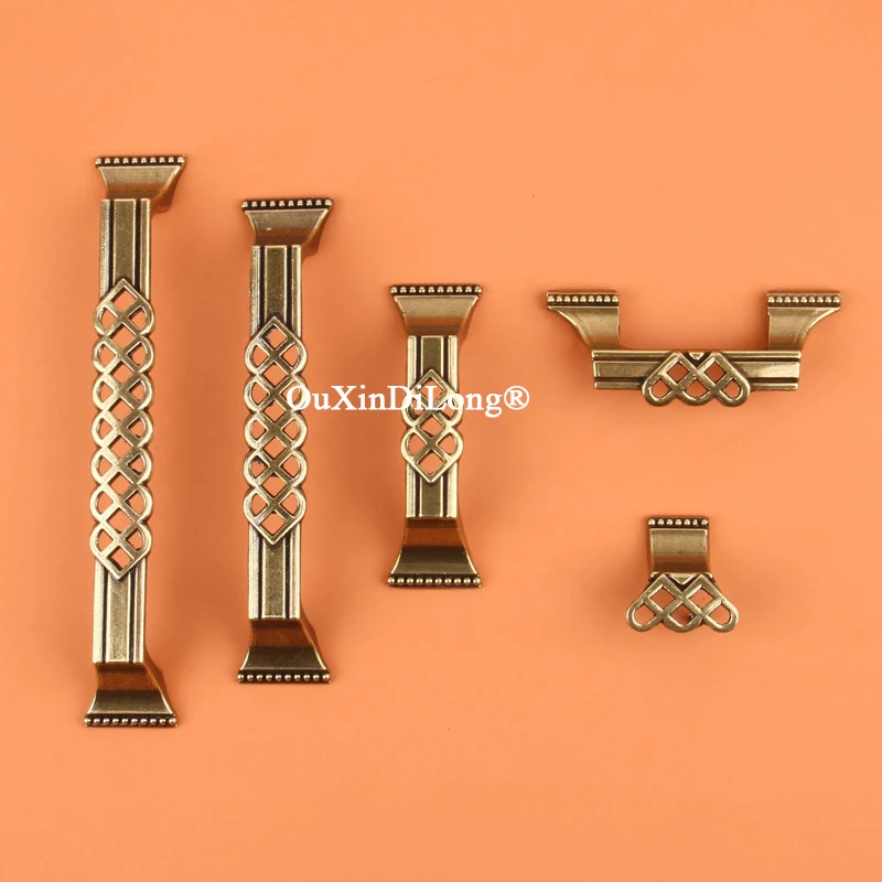 

Retro 10PCS Solid Zinc Alloy Antique Furniture Handles Drawer Pulls Cupboard Wardrobe Dresser Kitchen Shoe TV Wine Cabinet Pulls