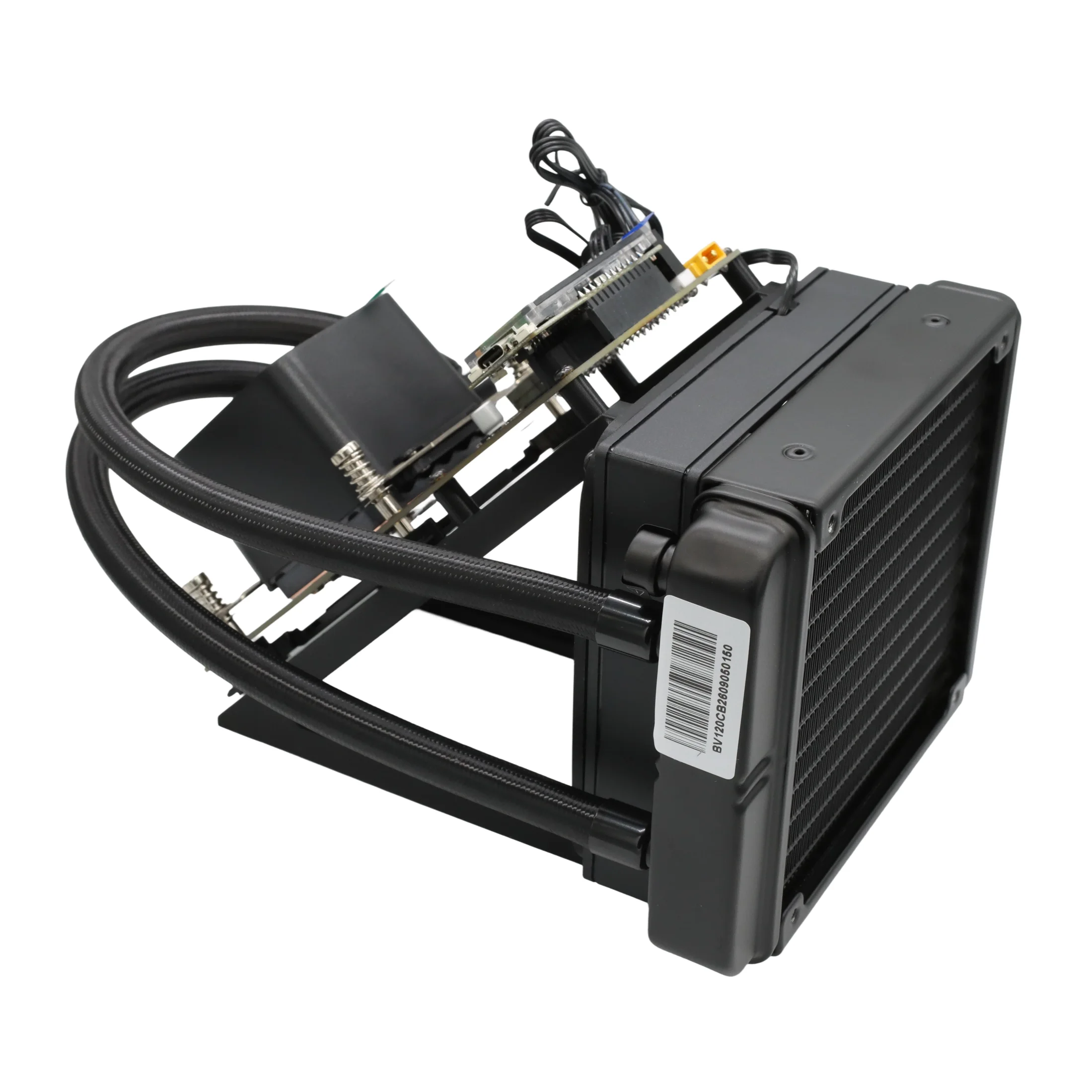 NerdQaxe++ Rev7 Hydro 7Th/s 120W Open Source Bitcoin Crypto Solo Miner With Power Supply