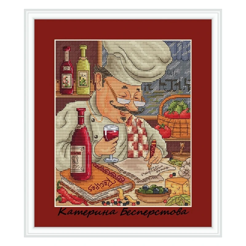 

The cross-stitch set 28CT, 18CT, 14CT and 11CT can be selected as the hand-made material pack of printed fabric saga mystery for