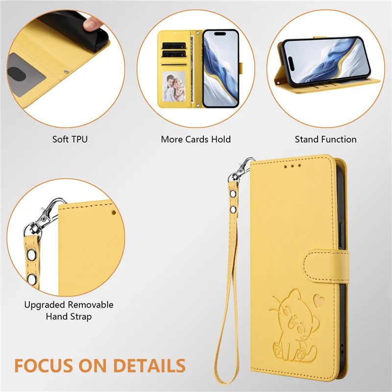 حافظة جلدية لطيفة على شكل قطة لهاتف Funda Oppo Find X5 Lite X3 X9 X8 X8S Ultra Reno5 Reno 8 5 7 Lite Pro Z حافظة مغناطيسية قابلة للطي #4