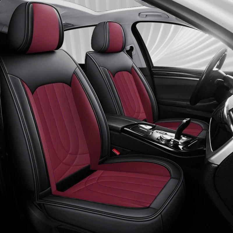 

Car seat cover universal full leather fully enclosed breathable wear-resistant universal five-seat car interior seat cushion
