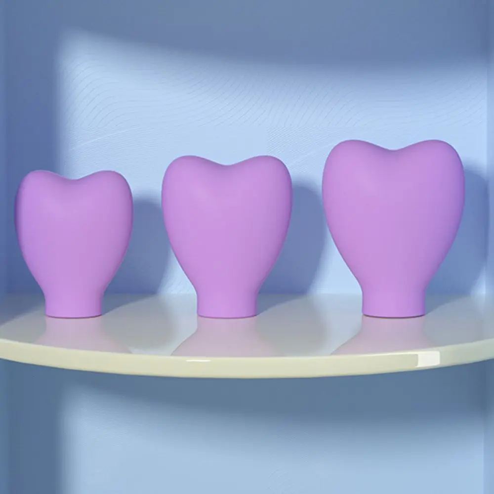 الهدايا القلب الغبار يشكلون فرشاة حامي غطاء فرشاة للمكياج حامل فرشاة للمكياج يغطي عينيه فرشاة المنظم حالة